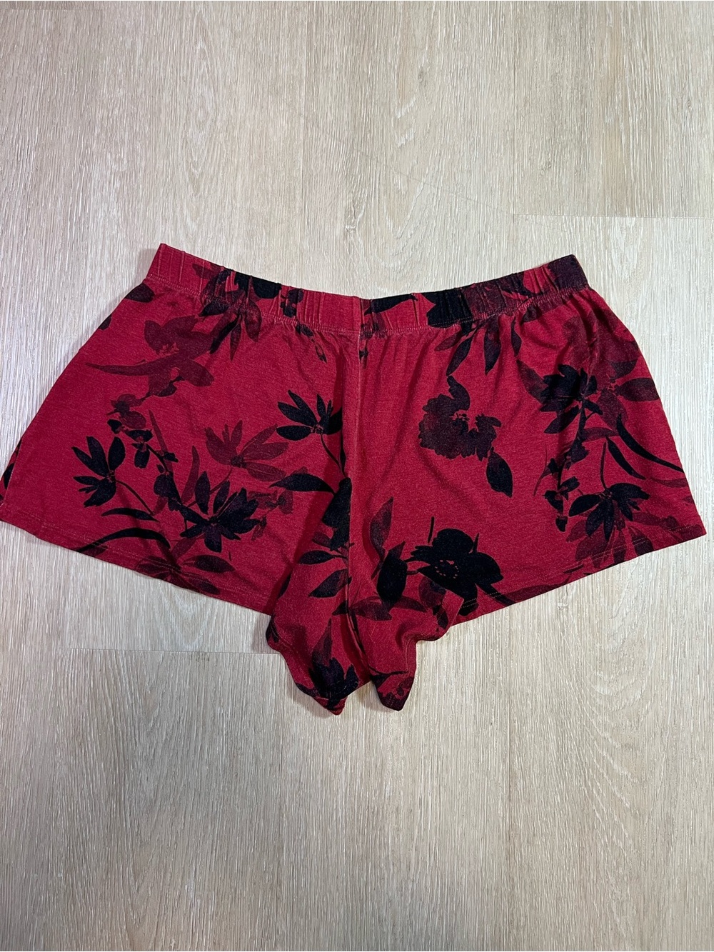 Y2K Le Chateau Chic Red Floral Lace Trim Women’s Medium Cami Short & Pajama Set - Picture 10 of 11